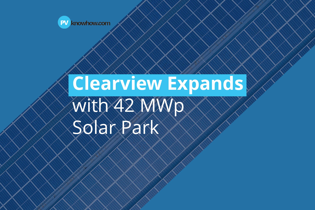 Clearview Expands with 42 MWp Solar Park