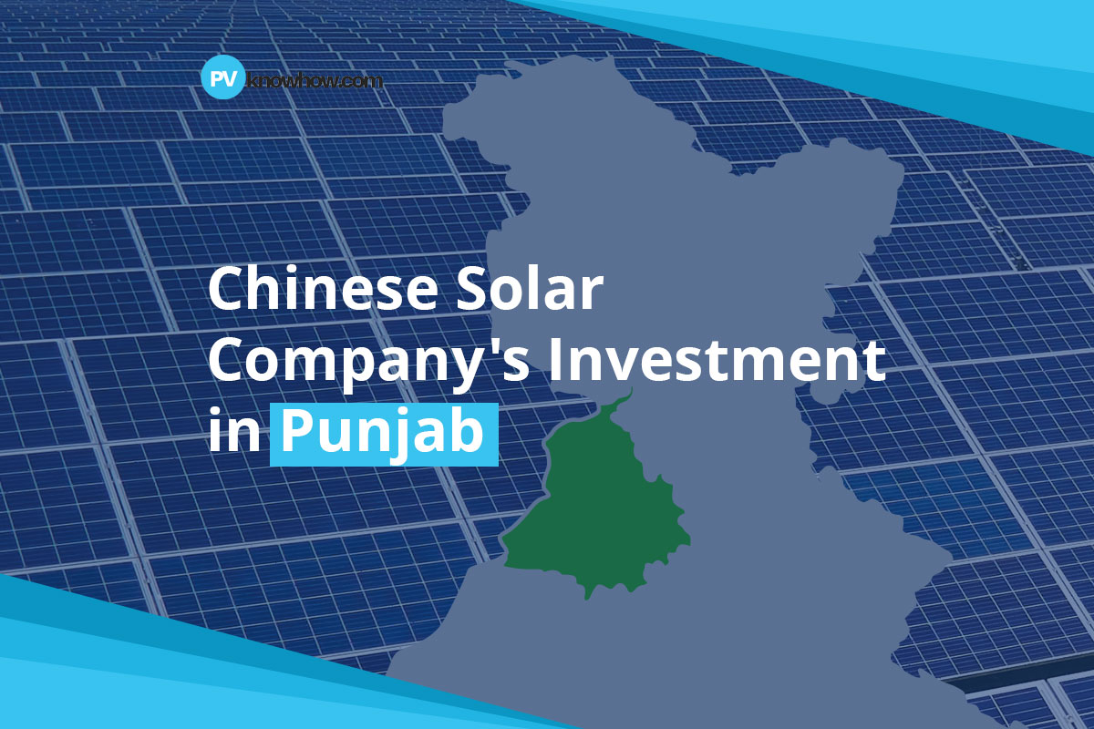 Chinese Solar Company's Investment in Punjab