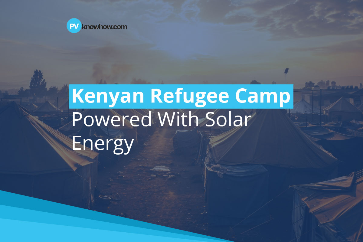 Kenyan Refugee Camp Gets Power From Solar Energy