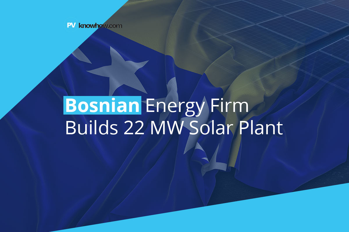 Bosnia Solar Plant News