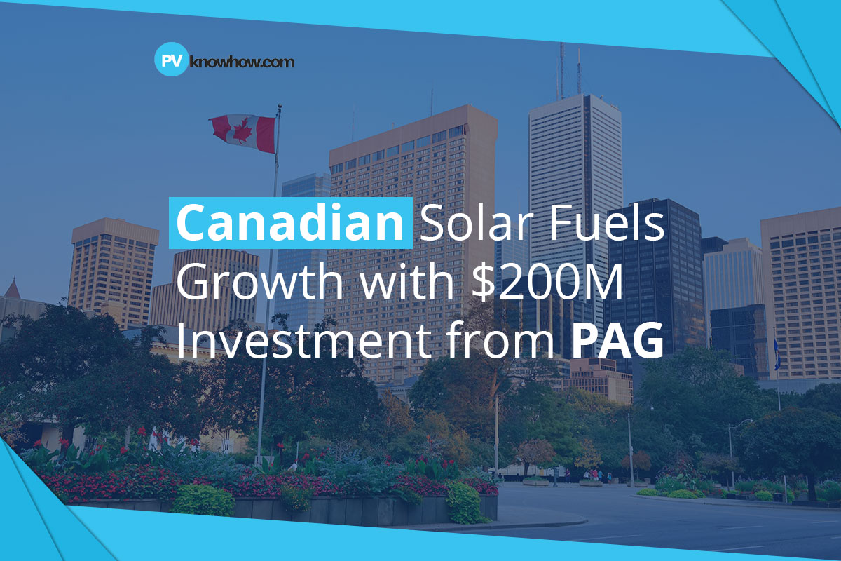 Canadian Solar Fuels Growth with $200M Investment from PAG