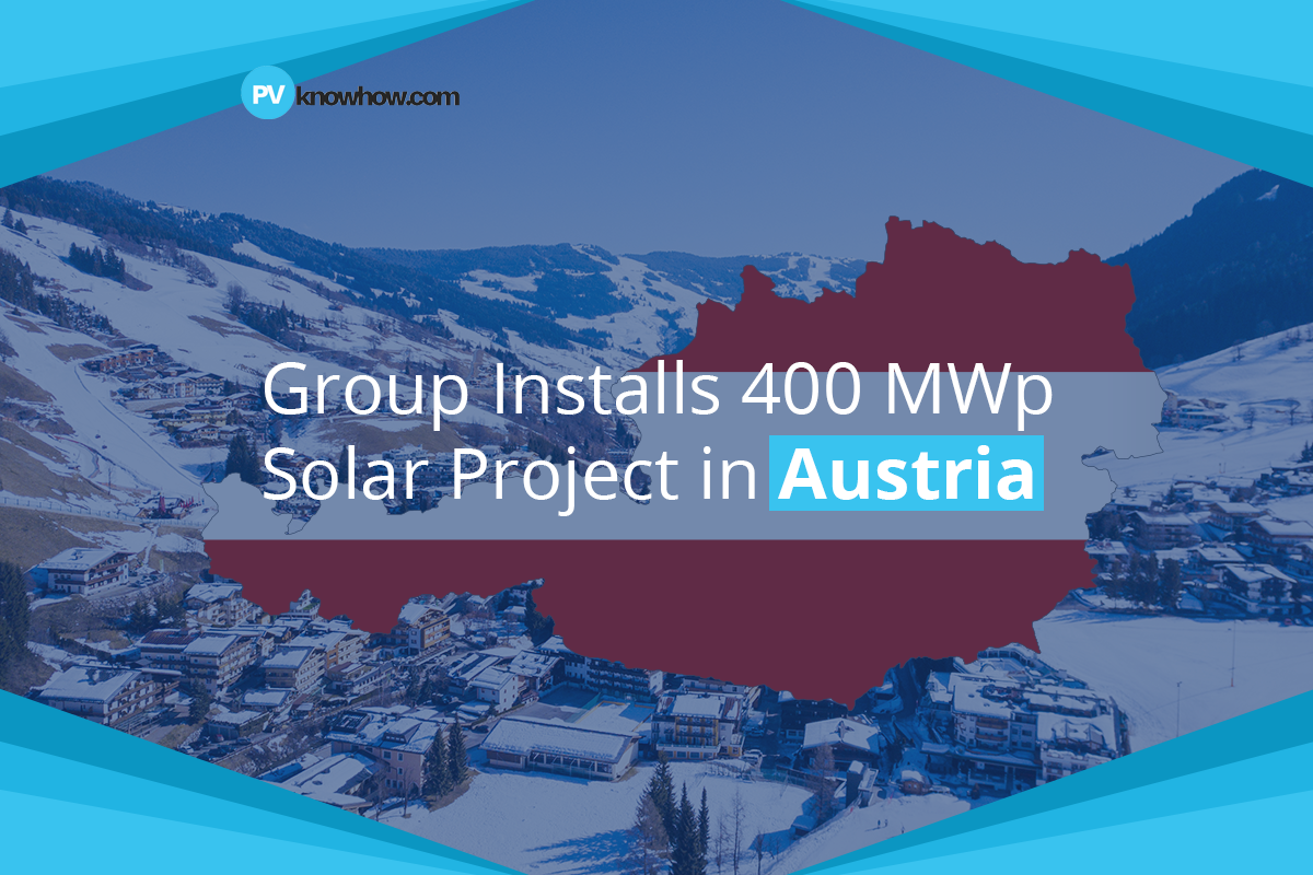 Group Installs 400 MWp Solar Project in Austria