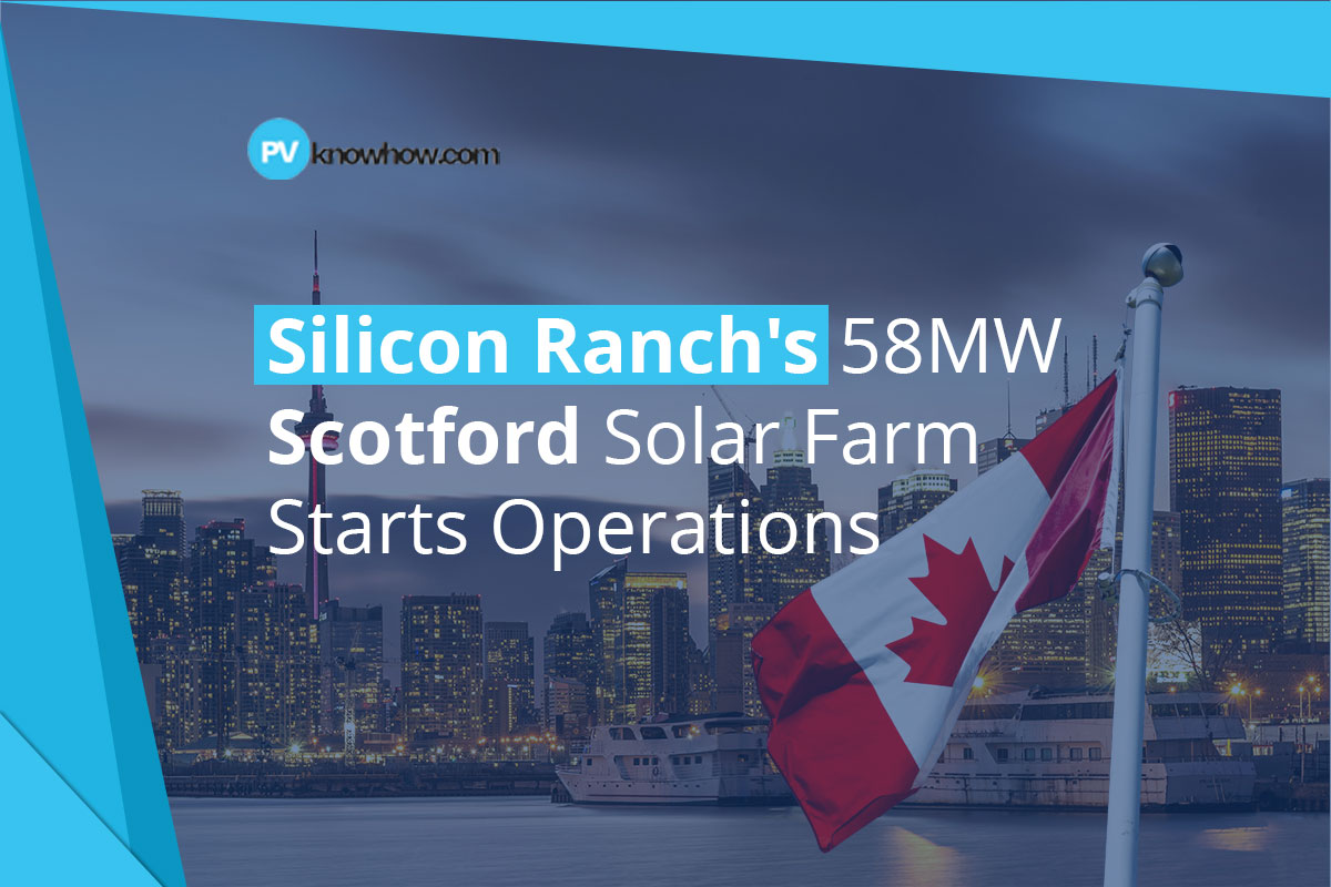 Silicon Ranch's 58MW Scotford Solar Farm Starts Operations