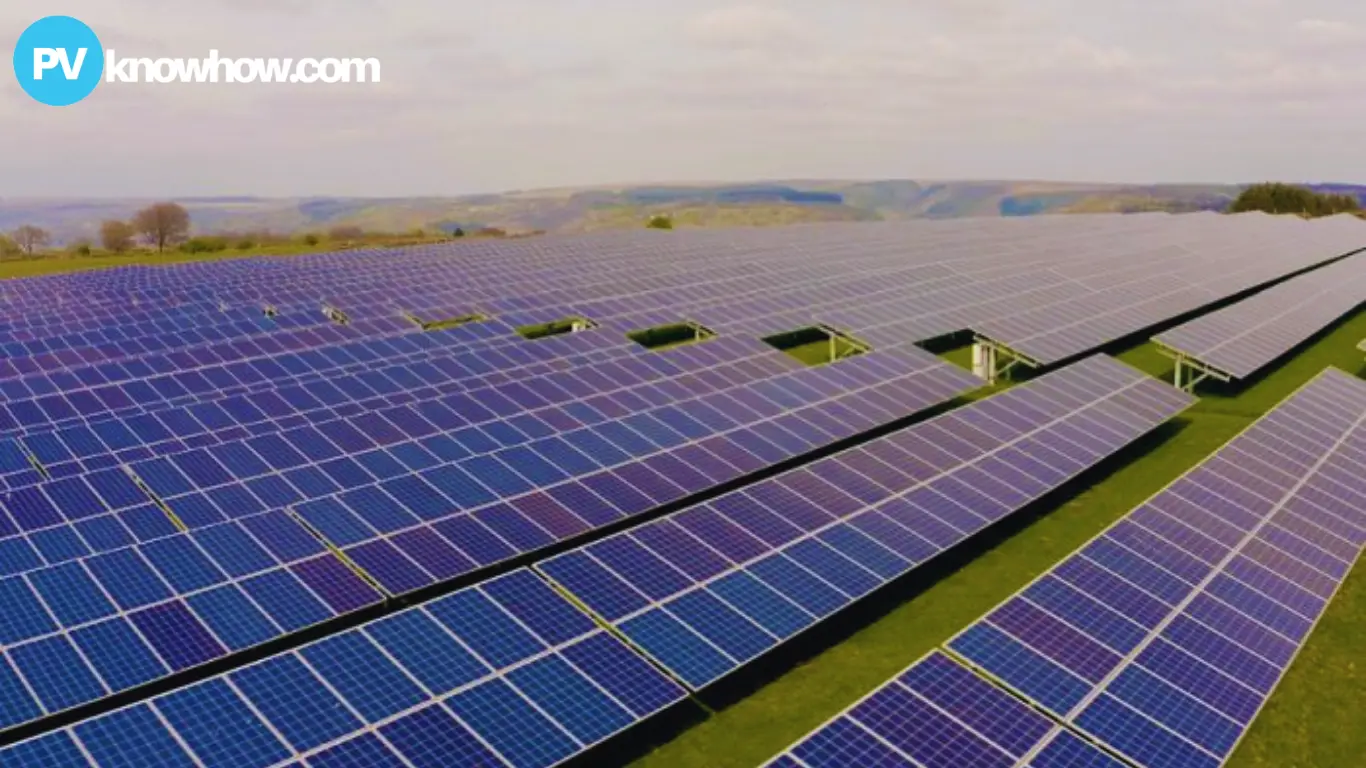 Large-scale solar installation Romania