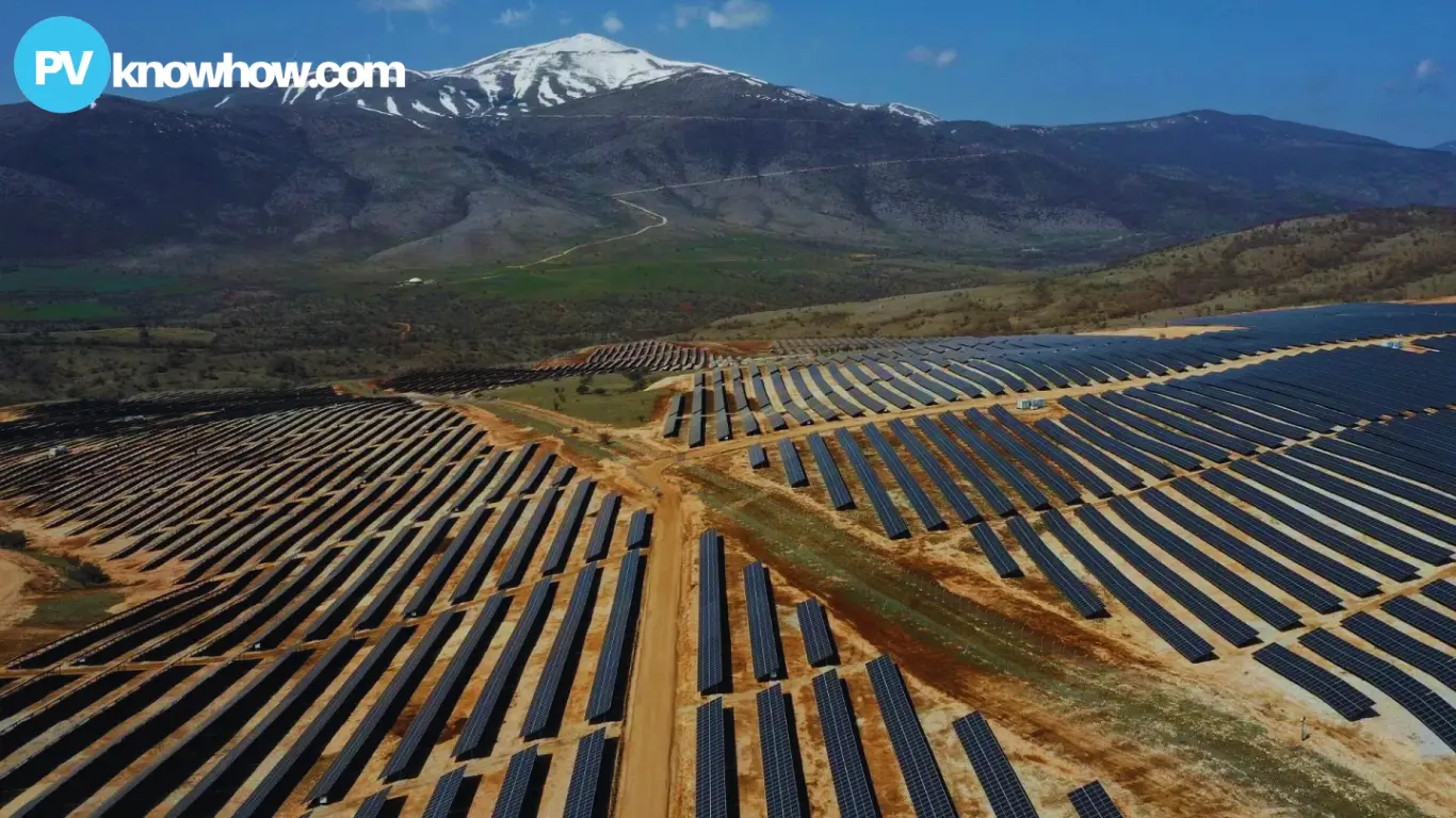 Large solar farm Greece