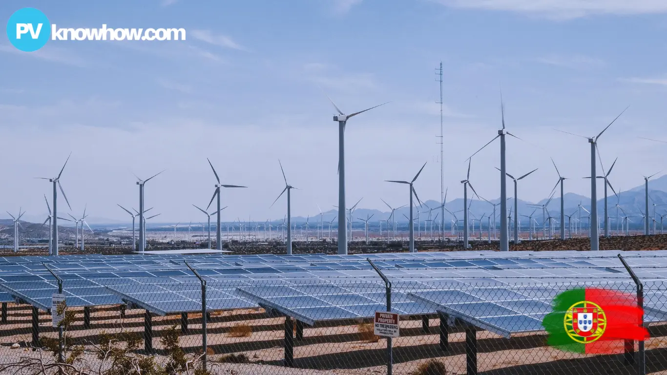 Wind turbines and solar panels